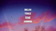 Language Selection menu 1