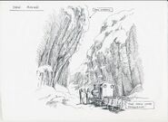 Storyboard artwork by Robert Gauld-Galliers