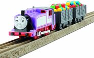 UK Trackmaster with grey balloon trucks