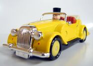 Bandai TECS yellow car