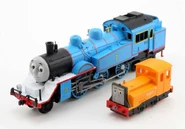Hobidas N gauge model train Thomas and Rusty