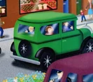 A green car
