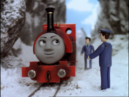 Skarloey's content face that appeared between the fifth to seventh and ninth to eleventh series and The Great Discovery (1998, 2002-2003, 2005-2007)