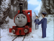 Skarloey's content face that appeared between the fifth and eleventh series, excluding the eighth series, Jack and the Sodor Construction Company, Thomas and the Magic Railroad and Calling All Engines! (1998, 2002-2003, 2005-2007)