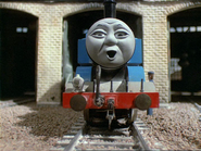 Thomas' yawning face that only appeared in both the first and eighth series (1984, 2004)