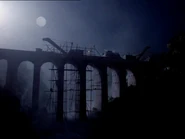 (Note: A light on the scaffolding is turned on by a one-second delay)