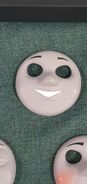 Skarloey's grinning face on display in 2023 (Courtesy of Twitter user _Crankster)