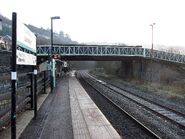 Llanhilleth station, the inspiration for the vandalism