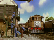 (Note: Studio equipment can be seen above the signalbox)