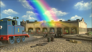 The end of the rainbow at Tidmouth Sheds