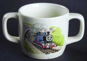 Double handle Thomas the Tank Engine cup