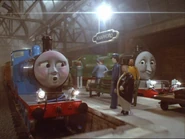 (Note: Blue wires can be seen on Edward and Henry's running boards)