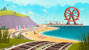 Norramby Pier in the first series