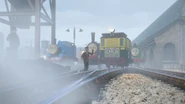 Cyril with Thomas, James, Percy, Emily and Philip