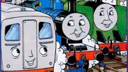 Edward with the workshop engines