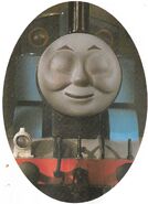 Thomas' sleeping face that appeared between the third and fourth series... (1991-1995)