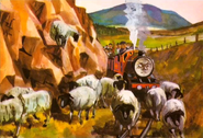 The mountainside in the Railway Series