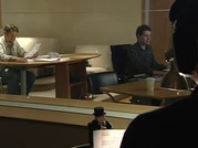 Behind the Scenes footage of Pierce Brosnan narrating the episode