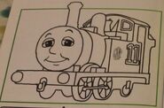 A My First Thomas styled illustration of Oliver