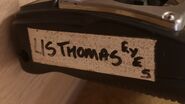 "L/S THOMAS EYES" label on the side of the controller