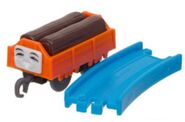 Capsule Plarail Orange Log Truck