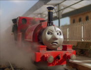 Skarloey's angry/cross face that appeared in both the fourth and fifth series (1994-1998)