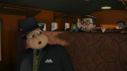 The Fat Controller and the schoolchildren