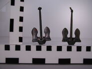 Eighth series ruler reference of the anchors by the points