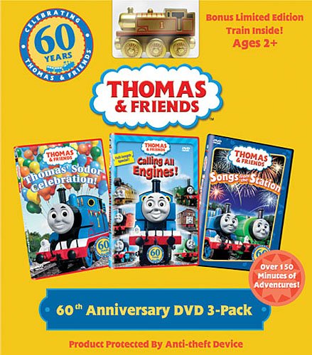 60th Anniversary DVD 3-Pack | Thomas the Tank Engine Wikia | Fandom