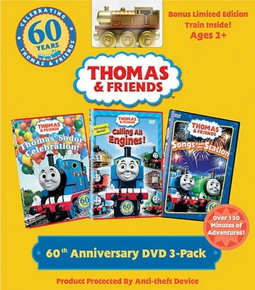 60th Anniversary DVD 3-Pack | Thomas the Tank Engine Wiki | Fandom