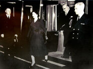 Queen Elizabeth II during her 1952 tour, which inspired the story of Paint Pots and Queens