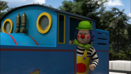 Mr. Bubbles on board Thomas