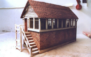 Signal Box prop as built by Christopher Noulton for the first series