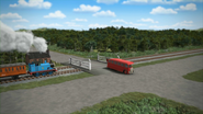 Crowe's Farm level crossing in CGI