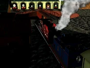 Note: A second Thomas can be seen in the shed