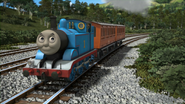 Thomas pulling the Local along the Main Line