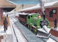 Percy wearing his snowplough