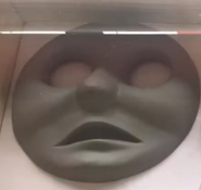 Thomas' large scale sad face in 2019