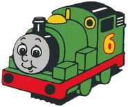 Percy illustrated in the My First Thomas book style