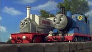 Stanley and Thomas on the Sodor River Bridge