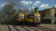 'Arry and Bert after taking contaminated fuel