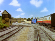 Kirk Ronan's wall and the end at sets of buffers