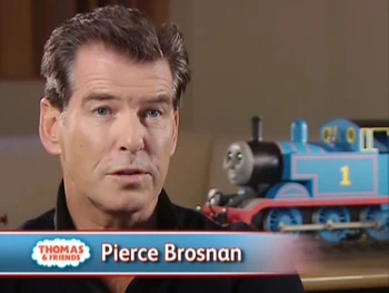 Behind the Scenes with Pierce Brosnan | Thomas the Tank Engine Wikia