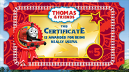 James' Really Useful Certificate