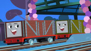 The trucks at Knapford