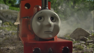 Skarloey, the Dinosaur, Rheneas, Thomas, and the photographer