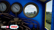 Thomas' cab interior