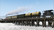 A brake van in the fourteenth series