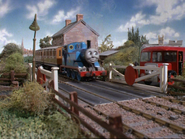 השחזור של הסצנה הראשונה מ"סדרת הרכבות"