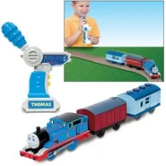 TrackMaster RC Thomas with blue mail van